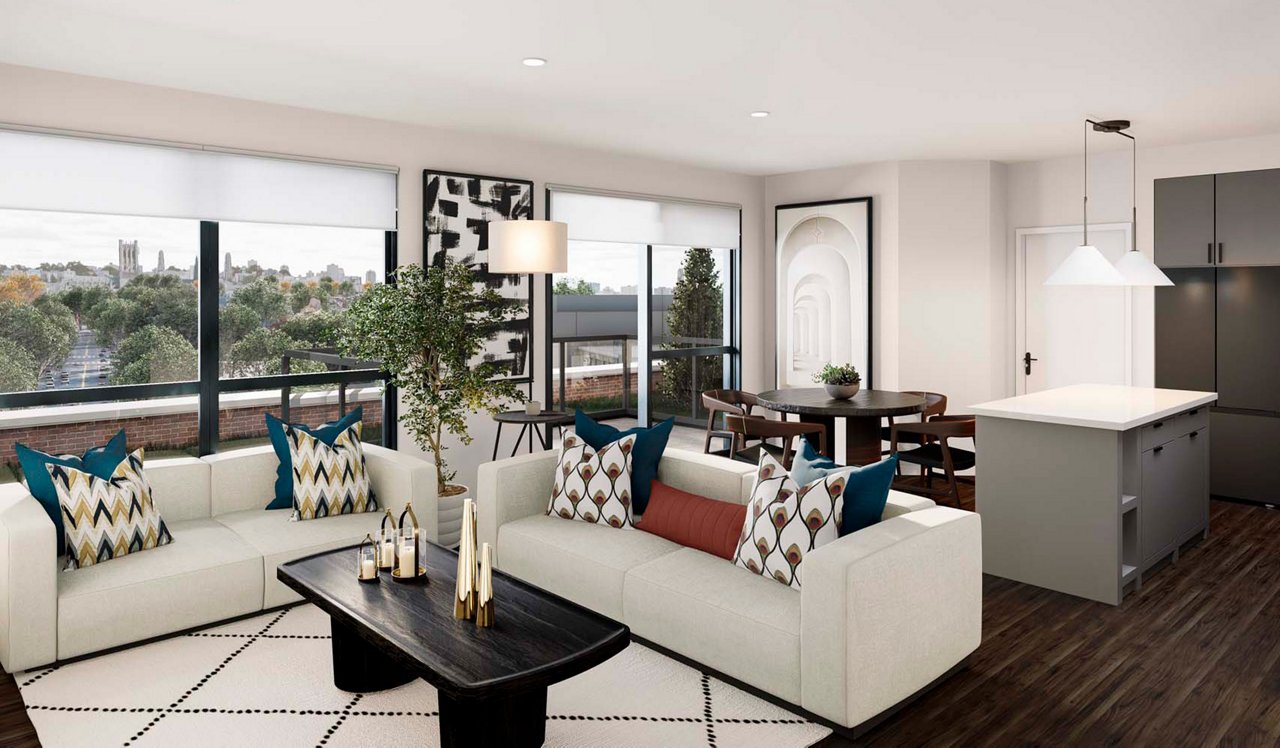 Upton Place - Washington D.C. - living room