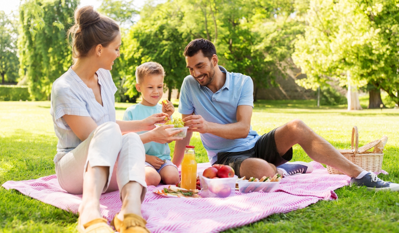 Upton Place - Washington, D.C. - Family enjoying picnic