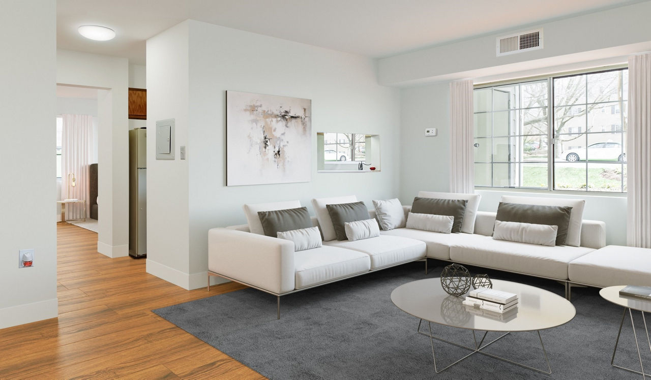 Foxchase - Alexandria, VA - Interior Living Room