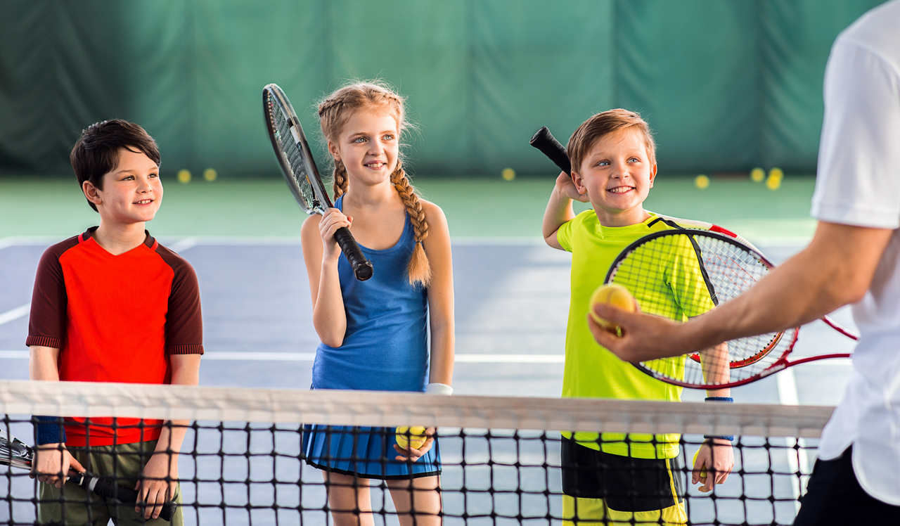 Waterford Village - Bridgewater, MA - Kids playing tennis