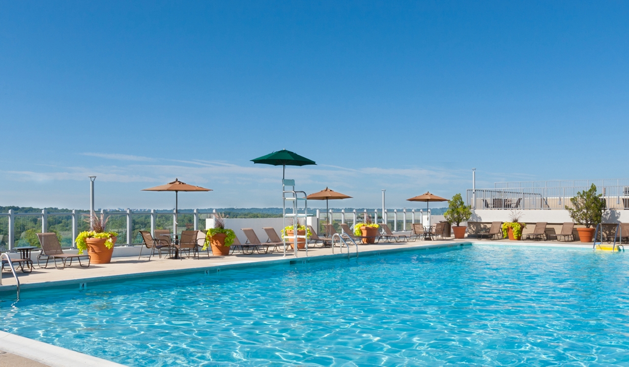 Willard Towers Apartments - Chevy Chase, MD -  Rooftop Swimming Pool