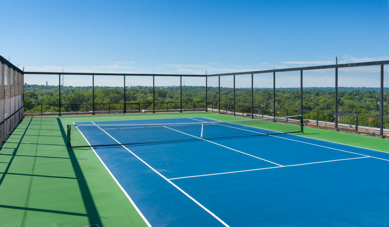 Willard Towers Apartments - Chevy Chase, MD - Rooftop Tennis Court