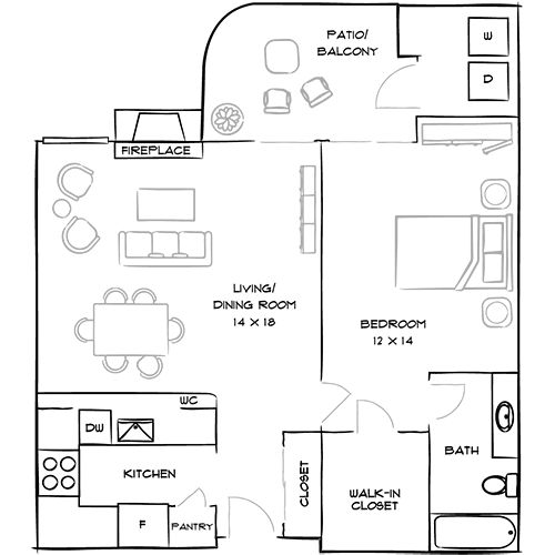 2D Diagram Furnished