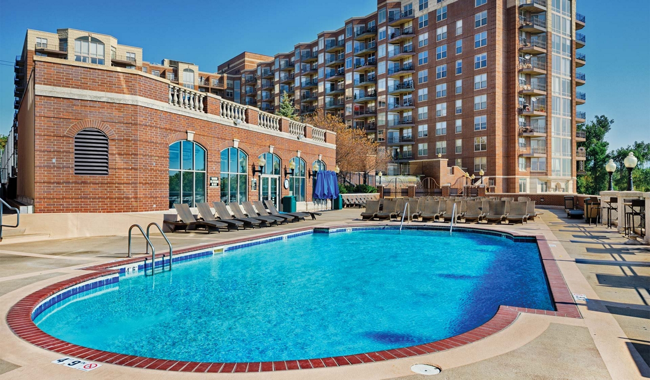 The Beach Club Residences, Minneapolis, MN - Pool and patio