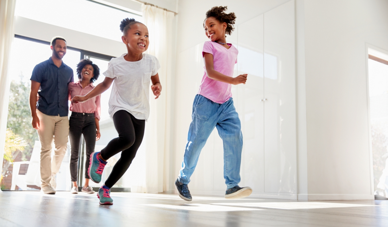 Olde Towne Residences - Raleigh, NC - Family walking into home