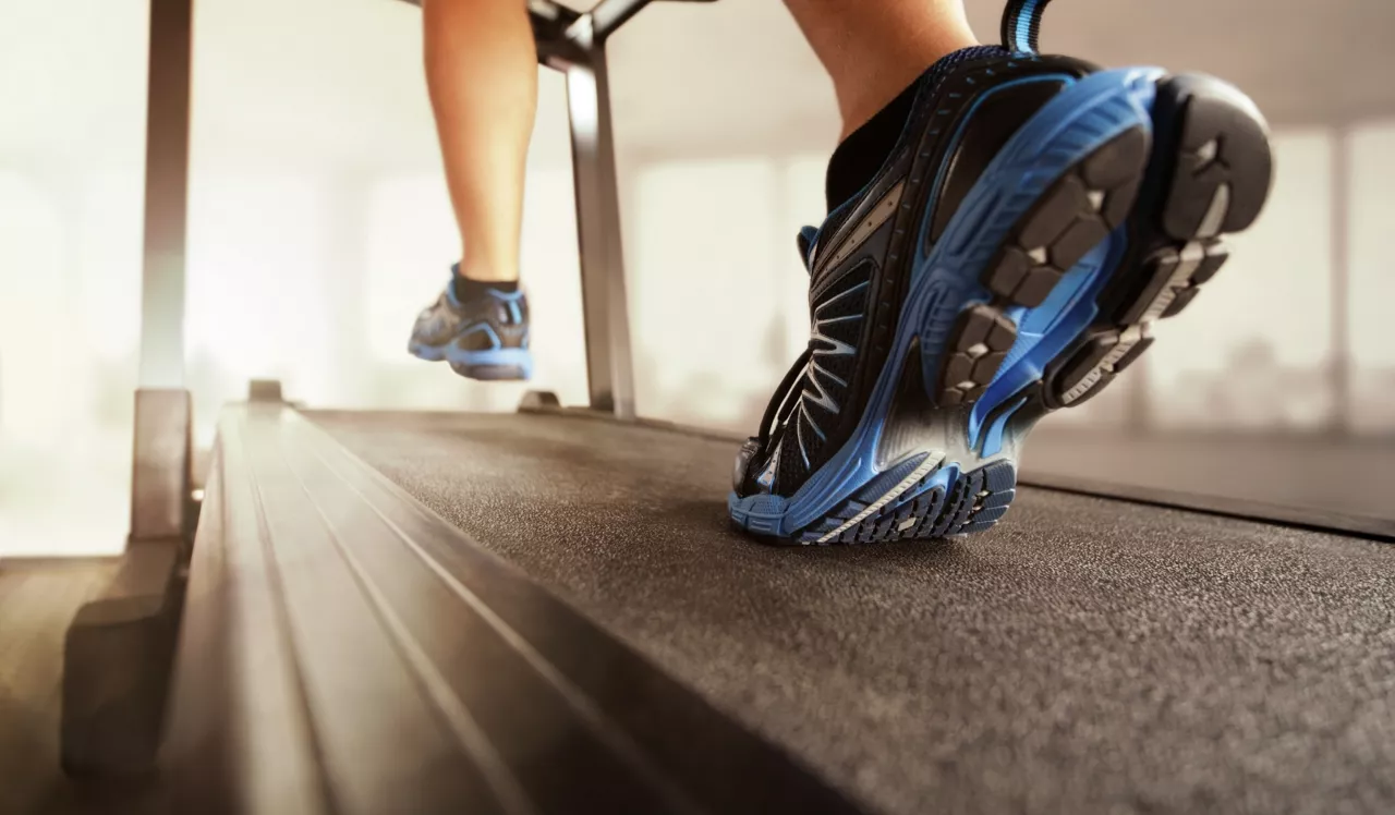 Chestnut Hall in Philadelphia - running on treadmill