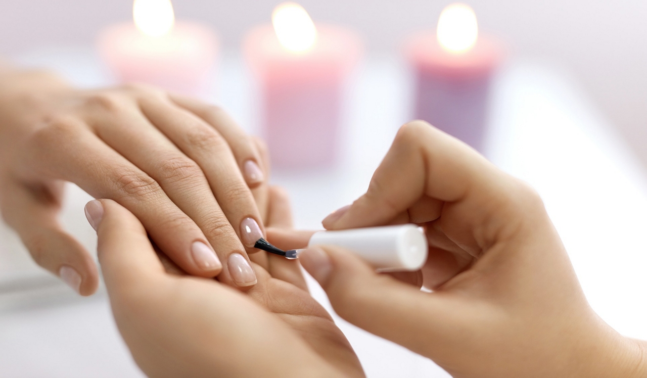 Upton Place - Nails being done