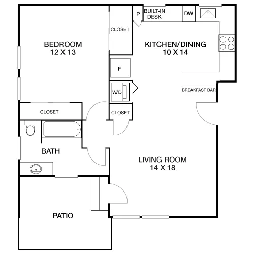 Lincoln Place Apartment Homes - 1 Bed / 1 Bath Apartment - Redwood