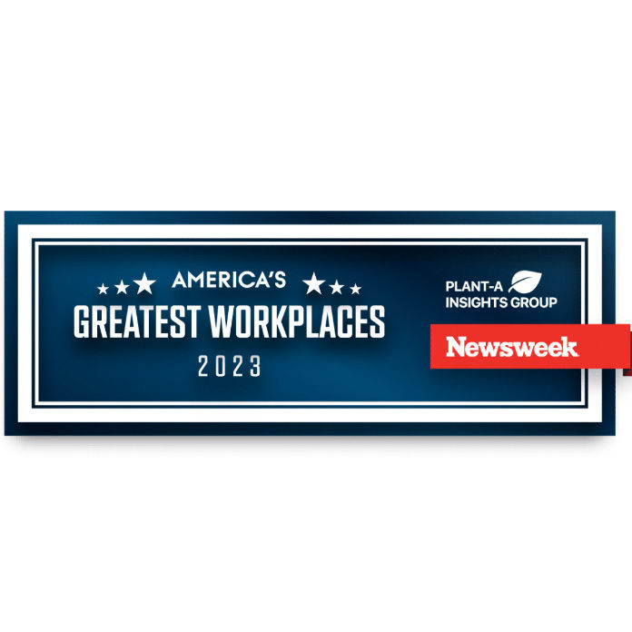Amica has been recognized by Newsweek as one of America’s Greatest Workplaces for 2023