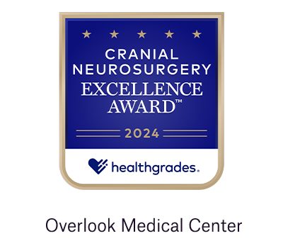 Healthgrades Cranial Neurosurgery Excellence Award for Overlook