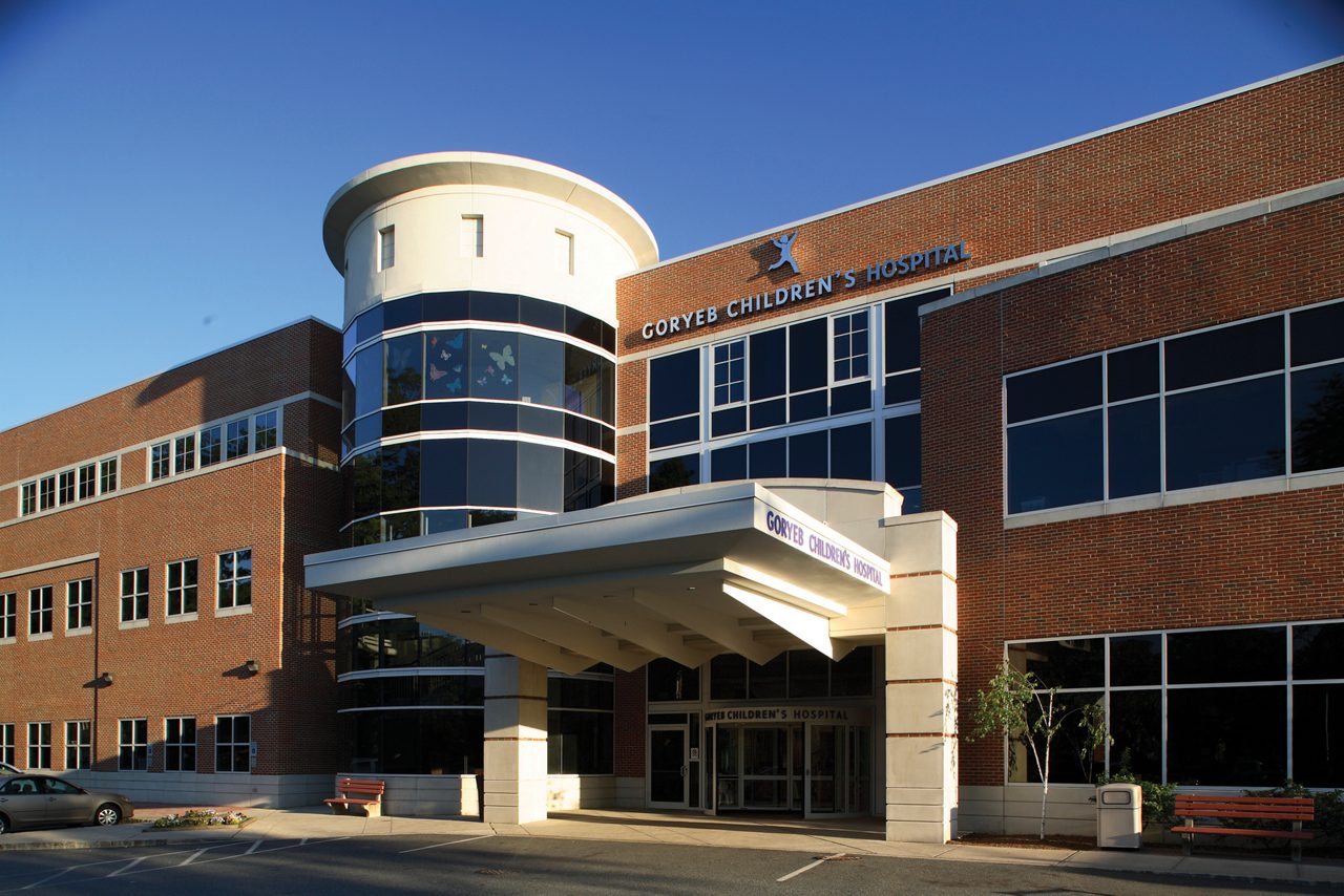 Goryeb Childrens Hospital Exterior