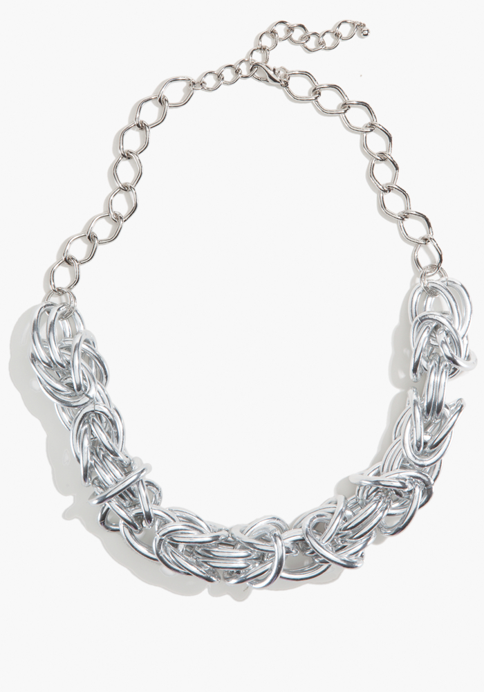 Knotted Chainlink Necklace Fashion Collection