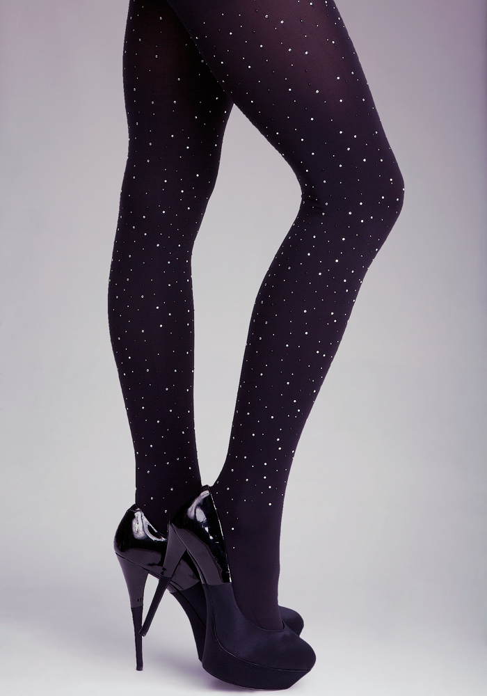 Rhinestone Tights - Intimates | bebe