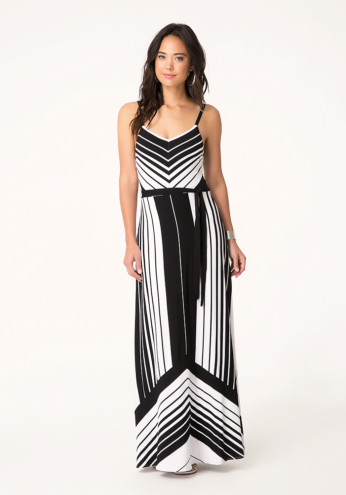 Variegated Maxi Dress - All Dresses | bebe