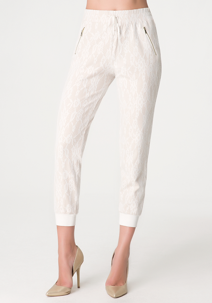 Bonded Lace Track Pants | Zoomworks