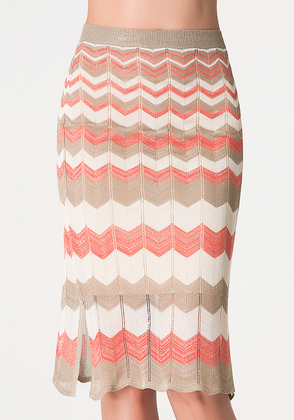 Gradient Zigzag Skirt | bebe
