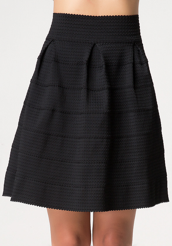 Roxanne Textured Skirt - All New Arrivals | bebe