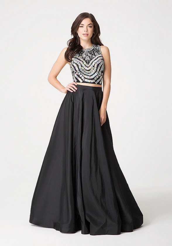 Embellished 2-Piece Gown - Maxi Dresses | bebe