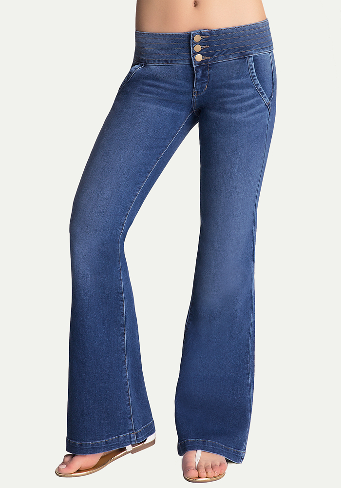 Corset Waist Flared Jeans - All Sale | bebe