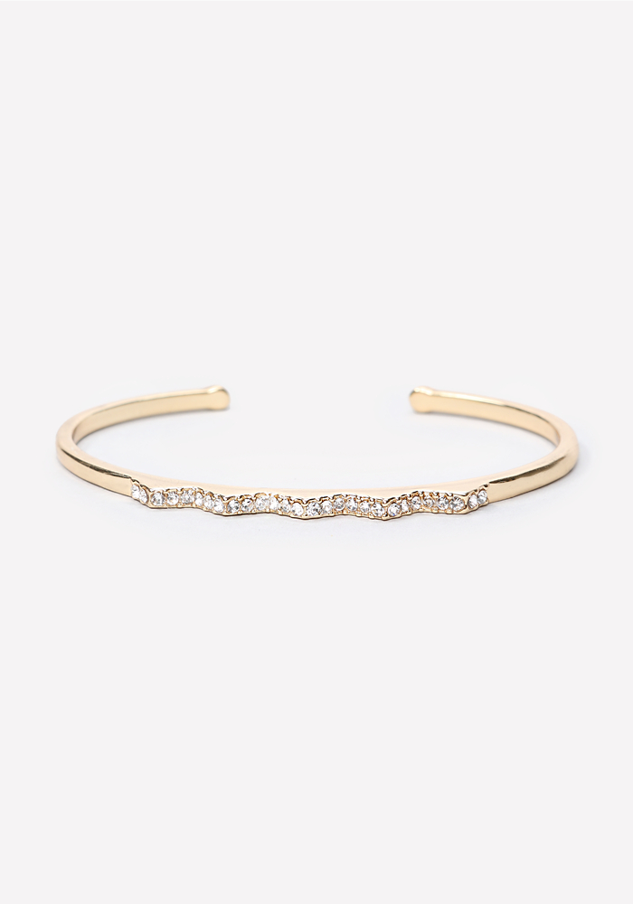 Zigzag Pave Cuff - Jewelry - Bracelets | bebe