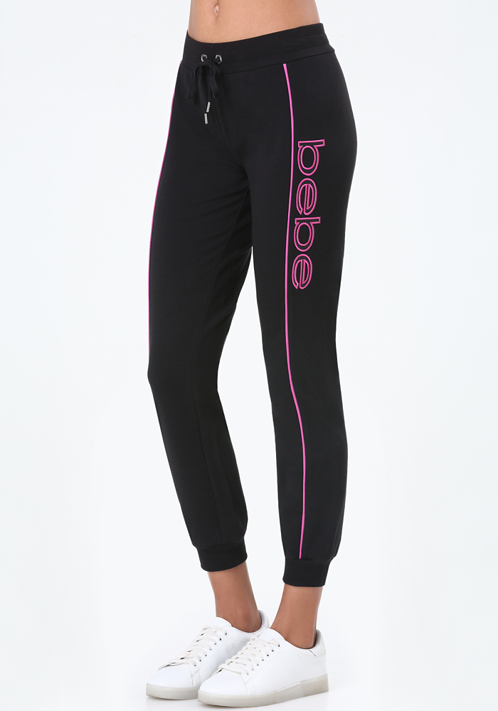 Logo Piped Jogger Pants - All New Arrivals | bebe