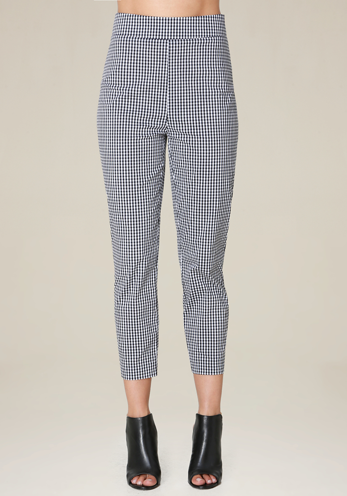 Gingham Crop Pants - All New Arrivals | bebe