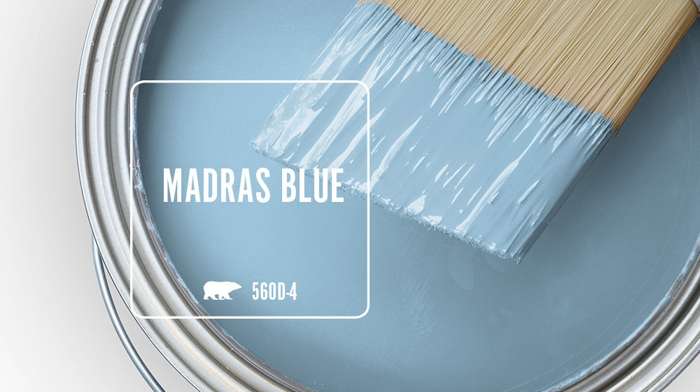 MADRAS BLUE Color for Mobile