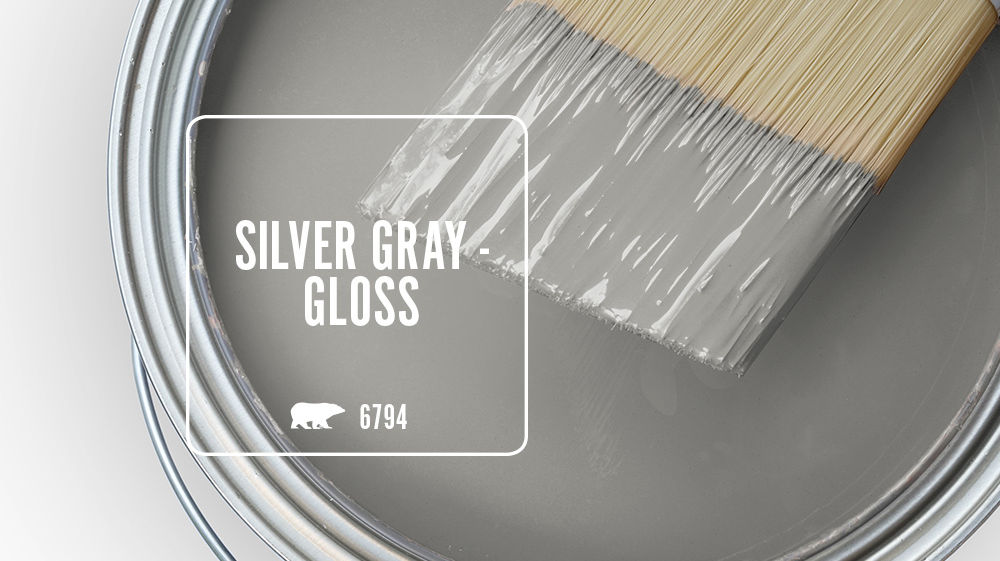 SILVER GRAY - GLOSS Color for Mobile