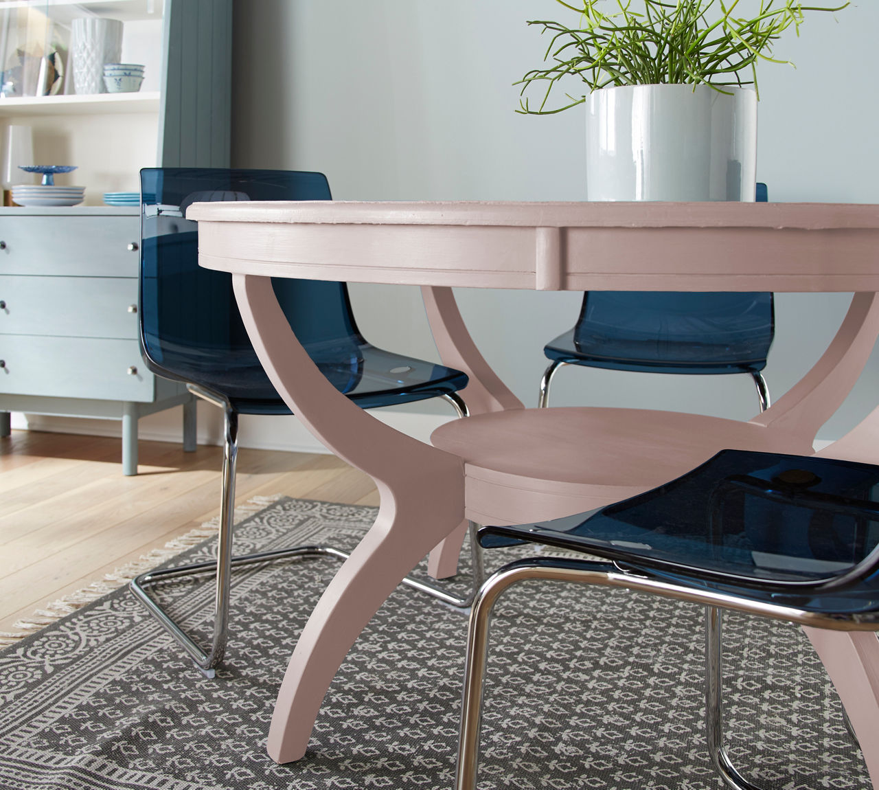 CHALK painted in CAMEO CORAL