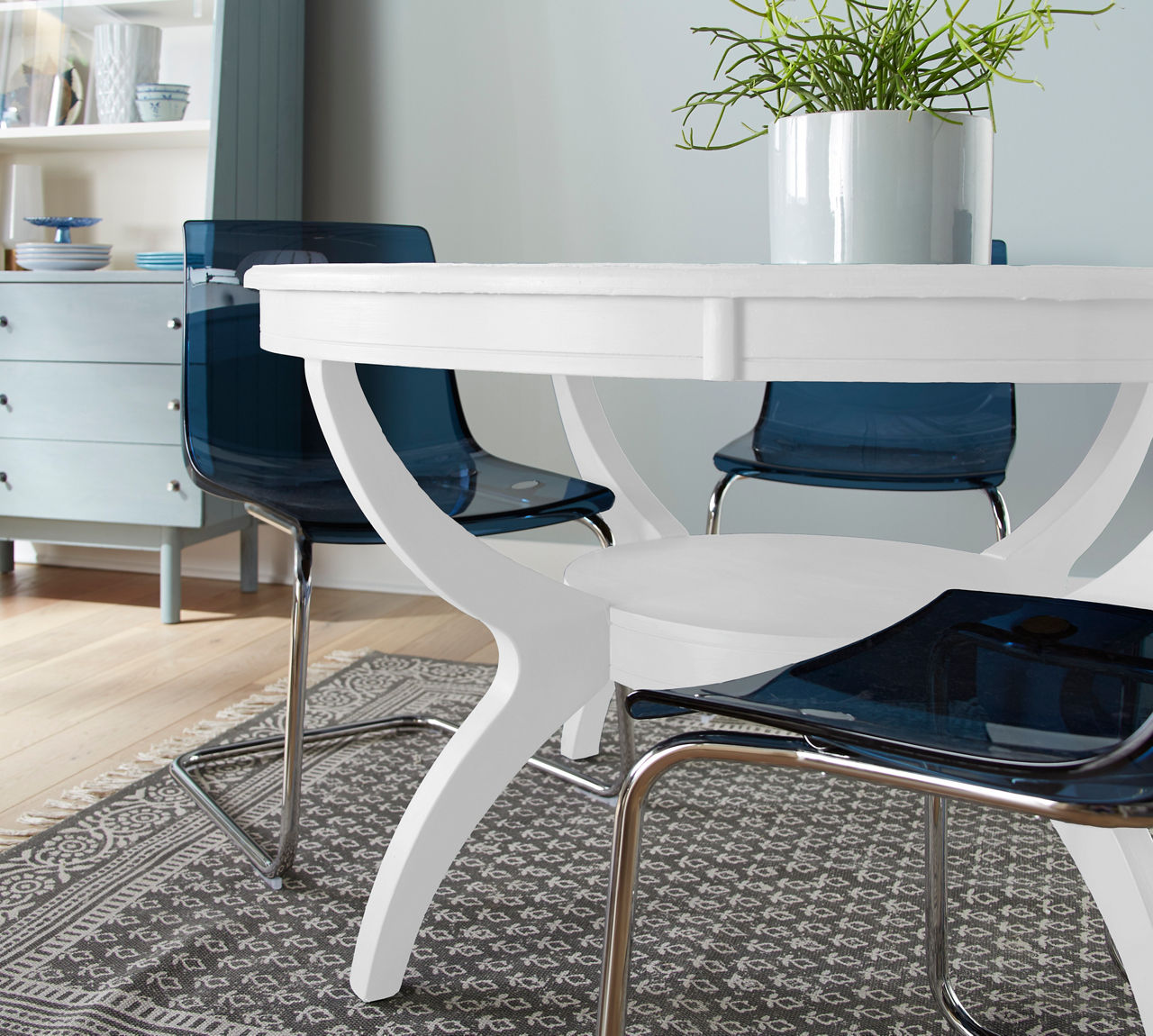 CHALK painted in WHITE