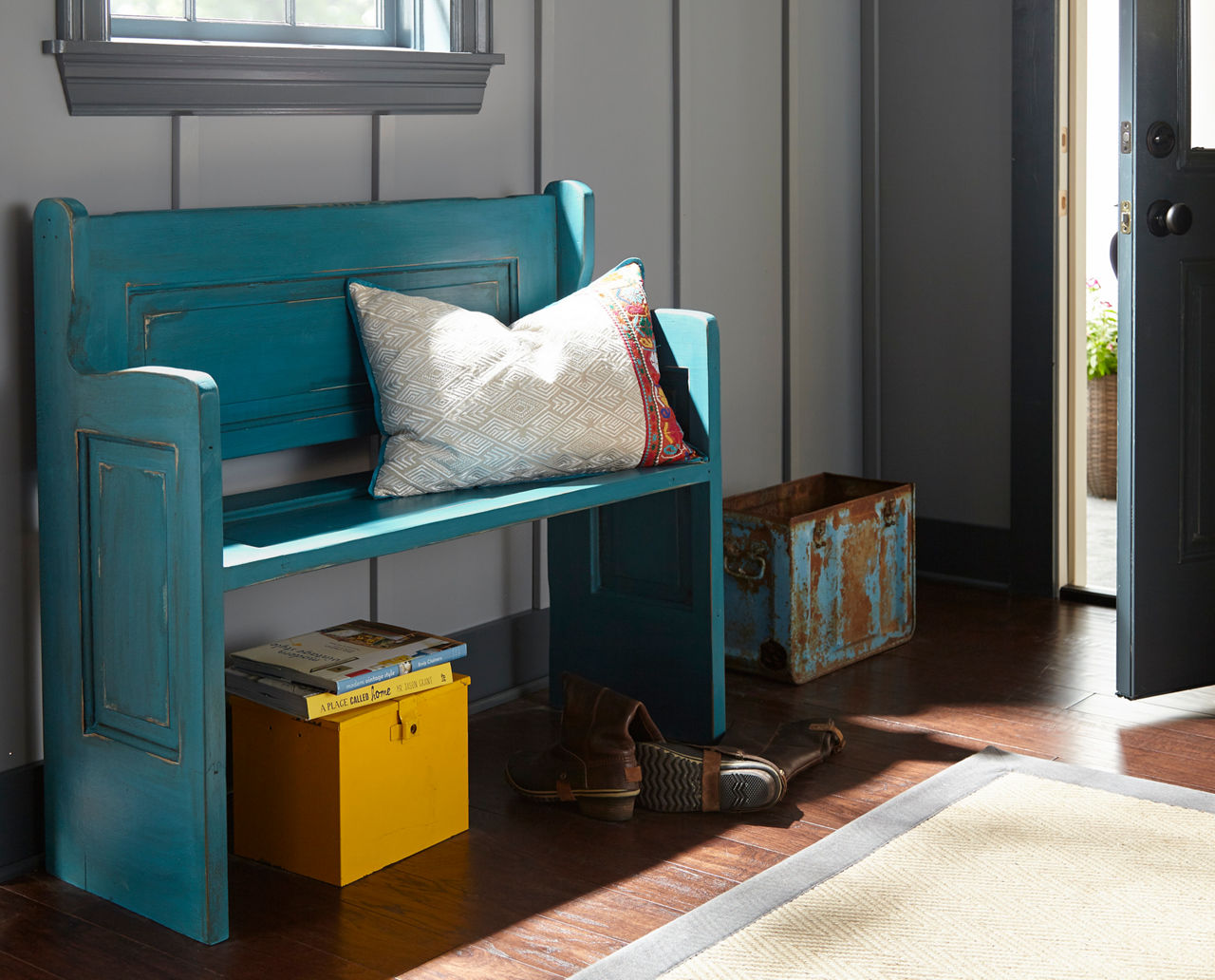 CHALK painted in BASIC TEAL