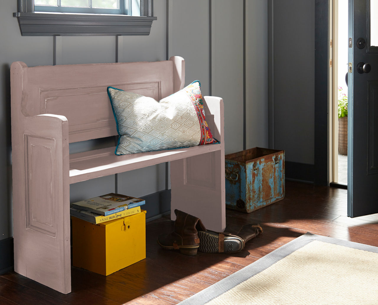 CHALK painted in CAMEO CORAL