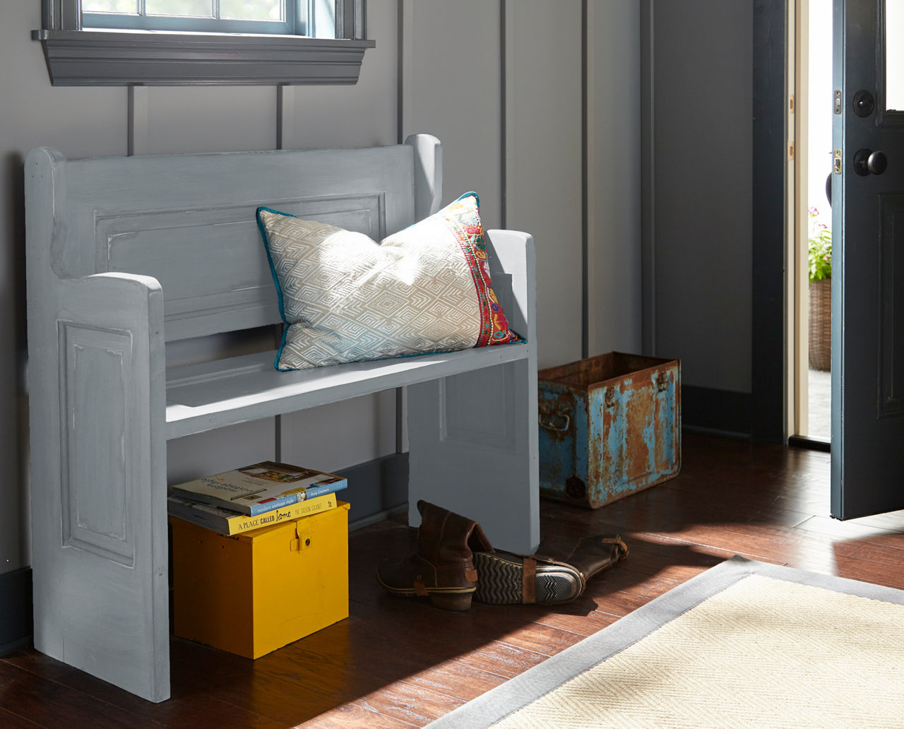 CHALK painted in CHALK GRAY