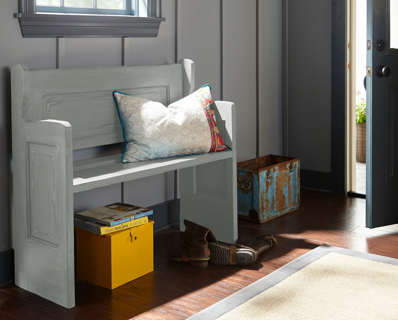 CHALK painted in INTERNATIONAL GRAY