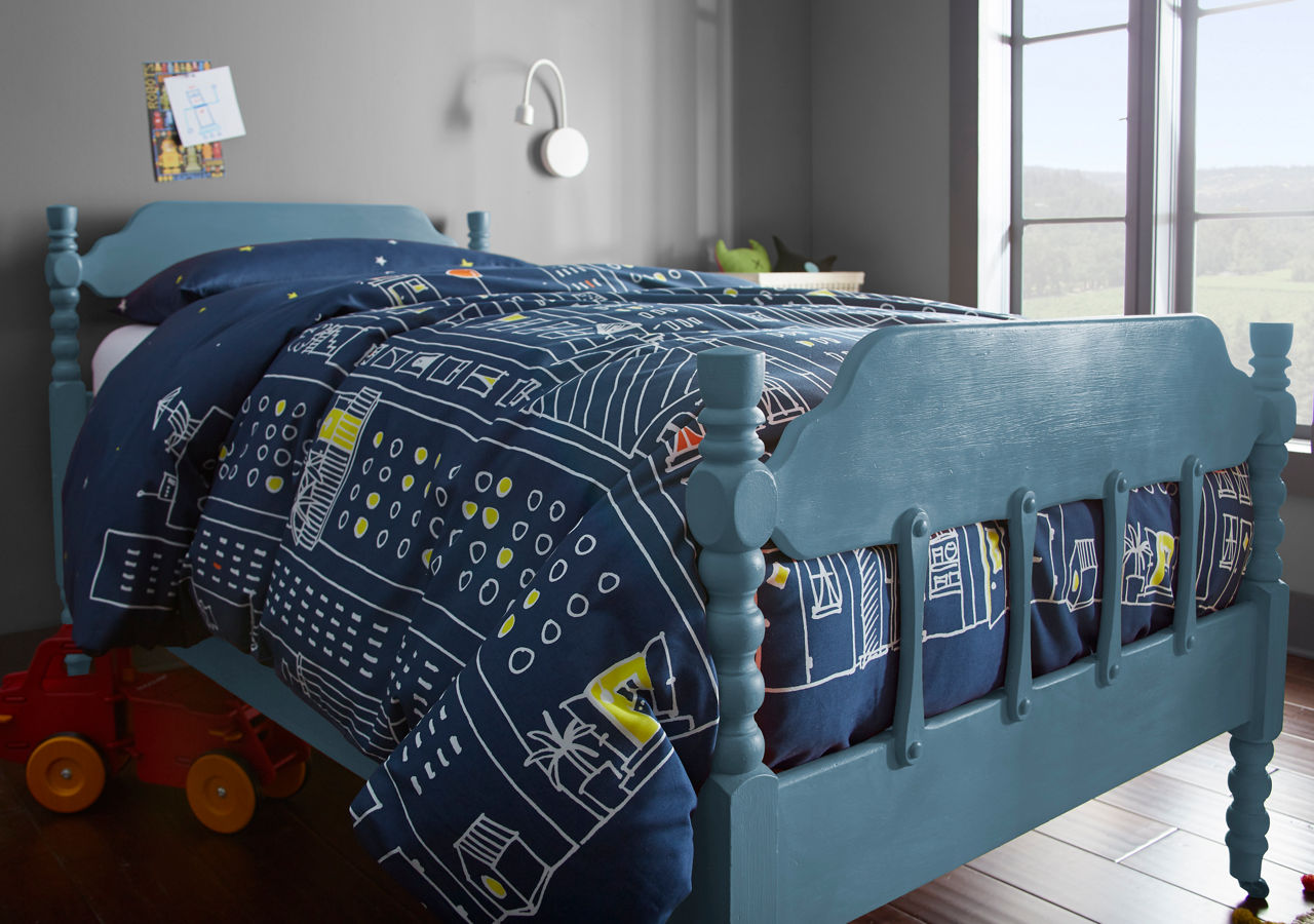 CHALK painted in SWEDISH BLUE