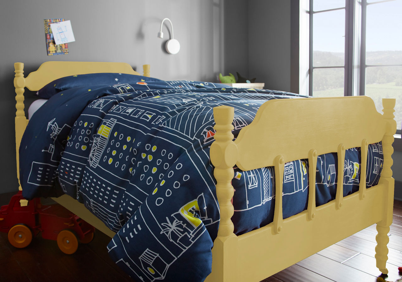 CHALK painted in YELLOW DUCKLING