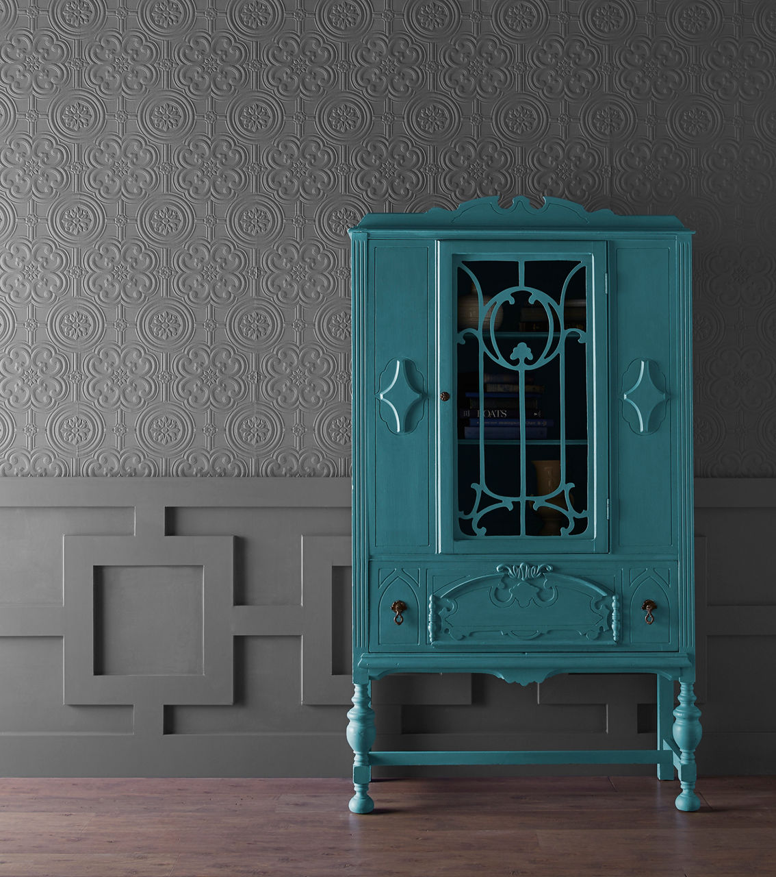 CHALK painted in BASIC TEAL