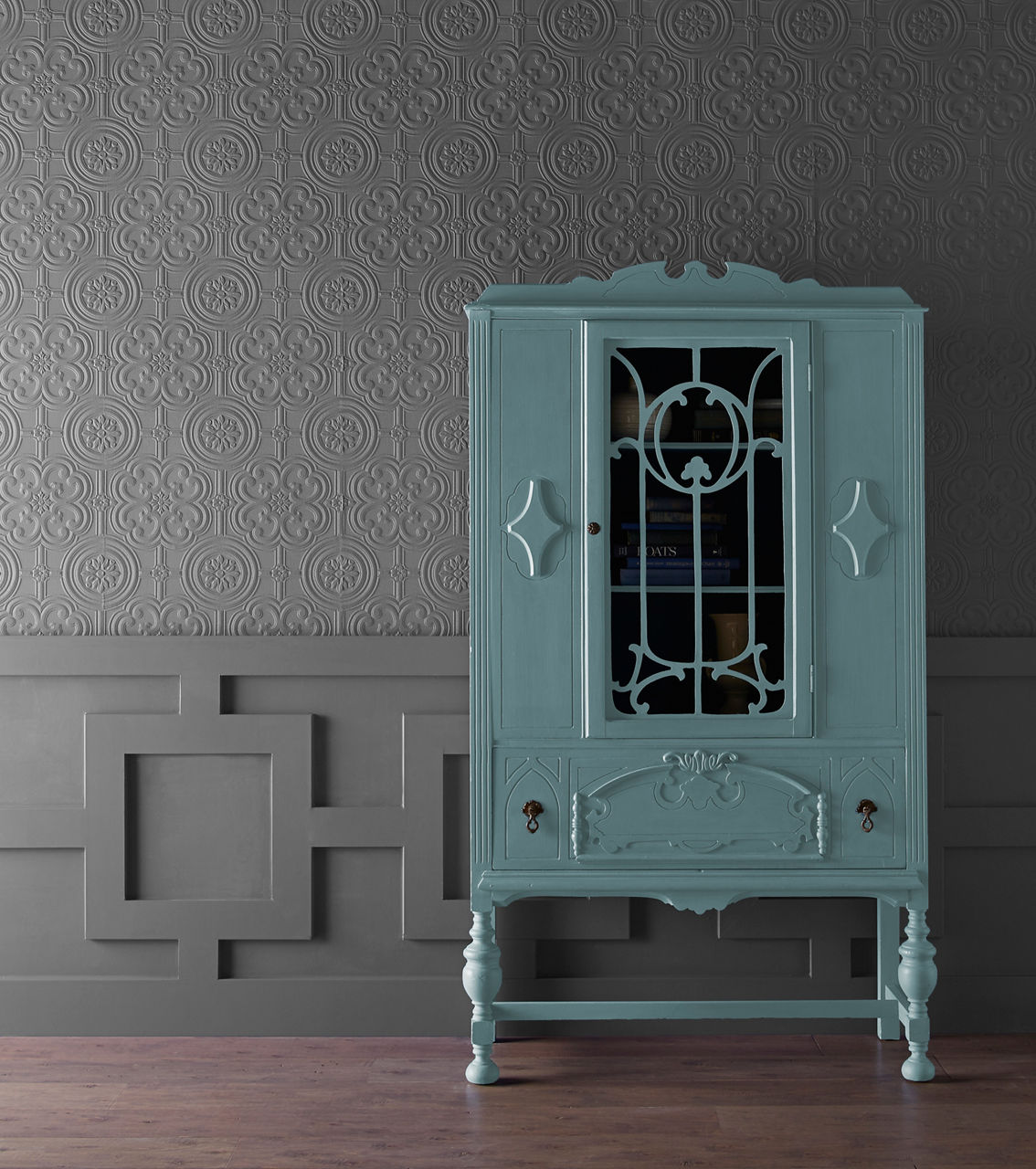 CHALK painted in BLUE JUNIPER