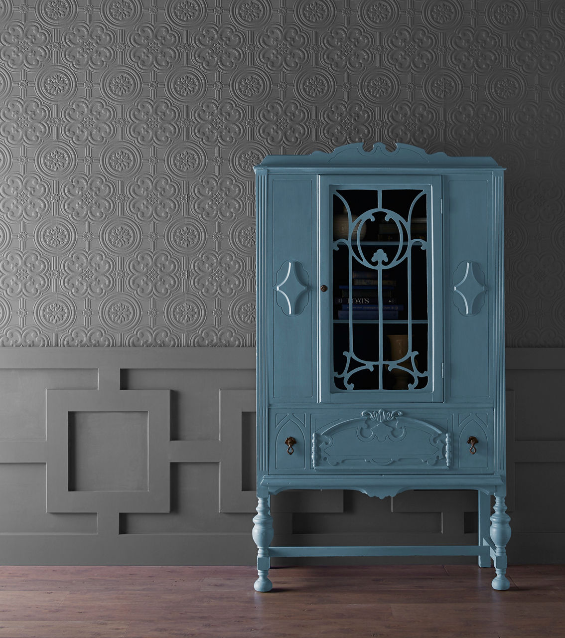 CHALK painted in SWEDISH BLUE