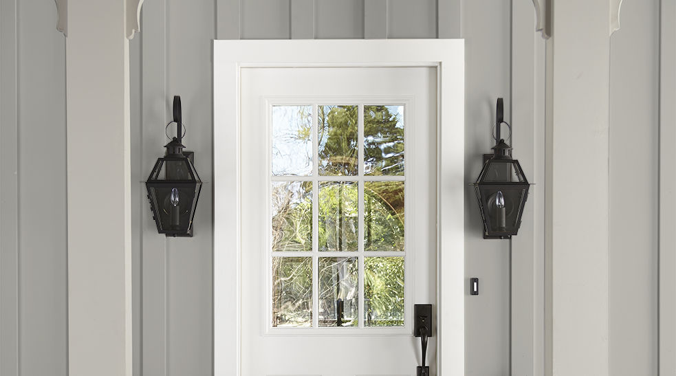 Earl Gray Glidden Essentials 1 gal. PPG1020-5 Earl Gray Satin Exterior