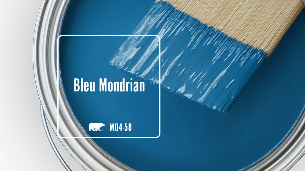 Bleu Mondrian Color