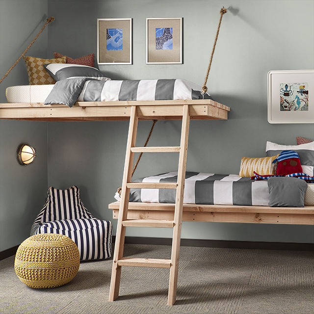 Kids painted in INTERNATIONAL GRAY