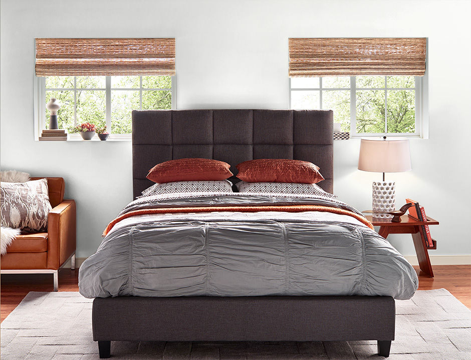 Bedroom painted in ULTRA BRIGHT WHITE