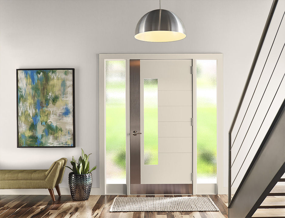 Entryway painted in WINDMILL WHITE