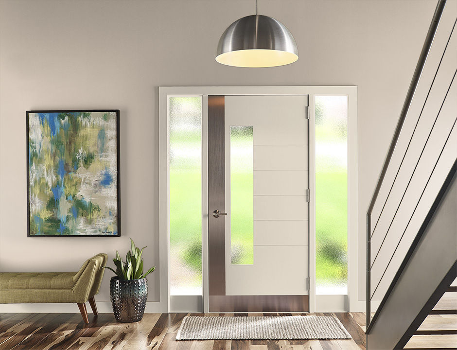 Entryway painted in PAPYRUS