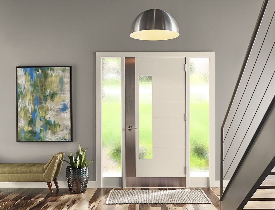 Entryway painted in GREYSWOOD
