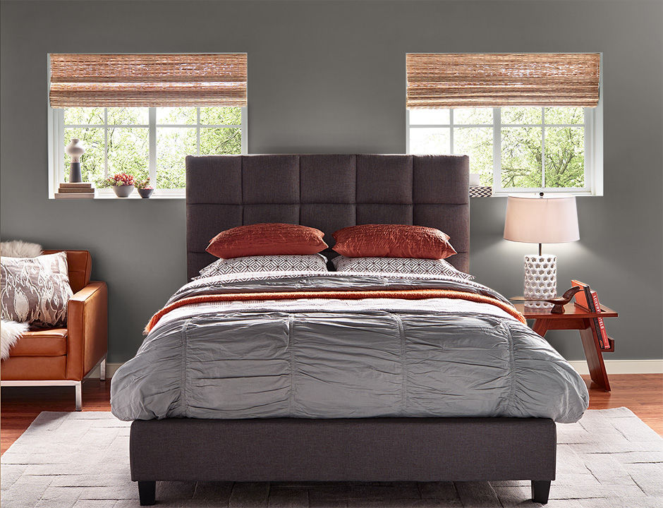 Bedroom painted in BINOCULARS