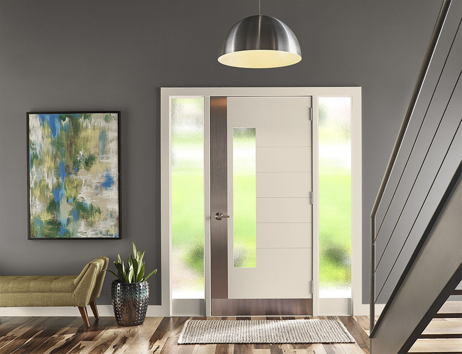 Entryway painted in BINOCULARS