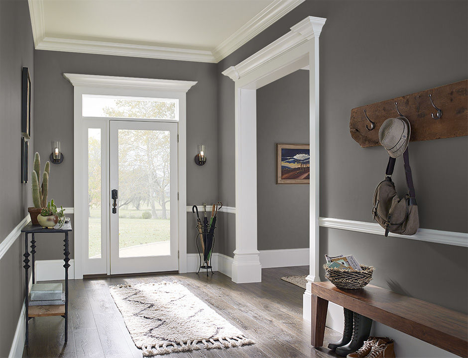 Foyer painted in BINOCULARS