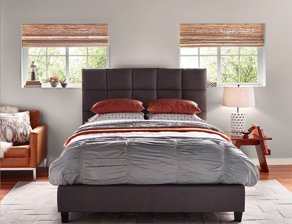 Bedroom painted in TRINKET